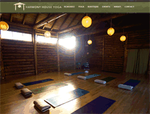 Tablet Screenshot of harmony-house-yoga.com
